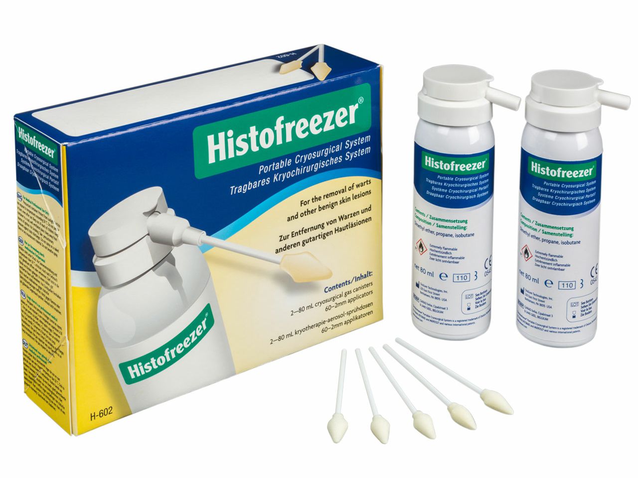 HISTOFREEZER - 2 × 80 ml + 60 aplikatora 2 mm