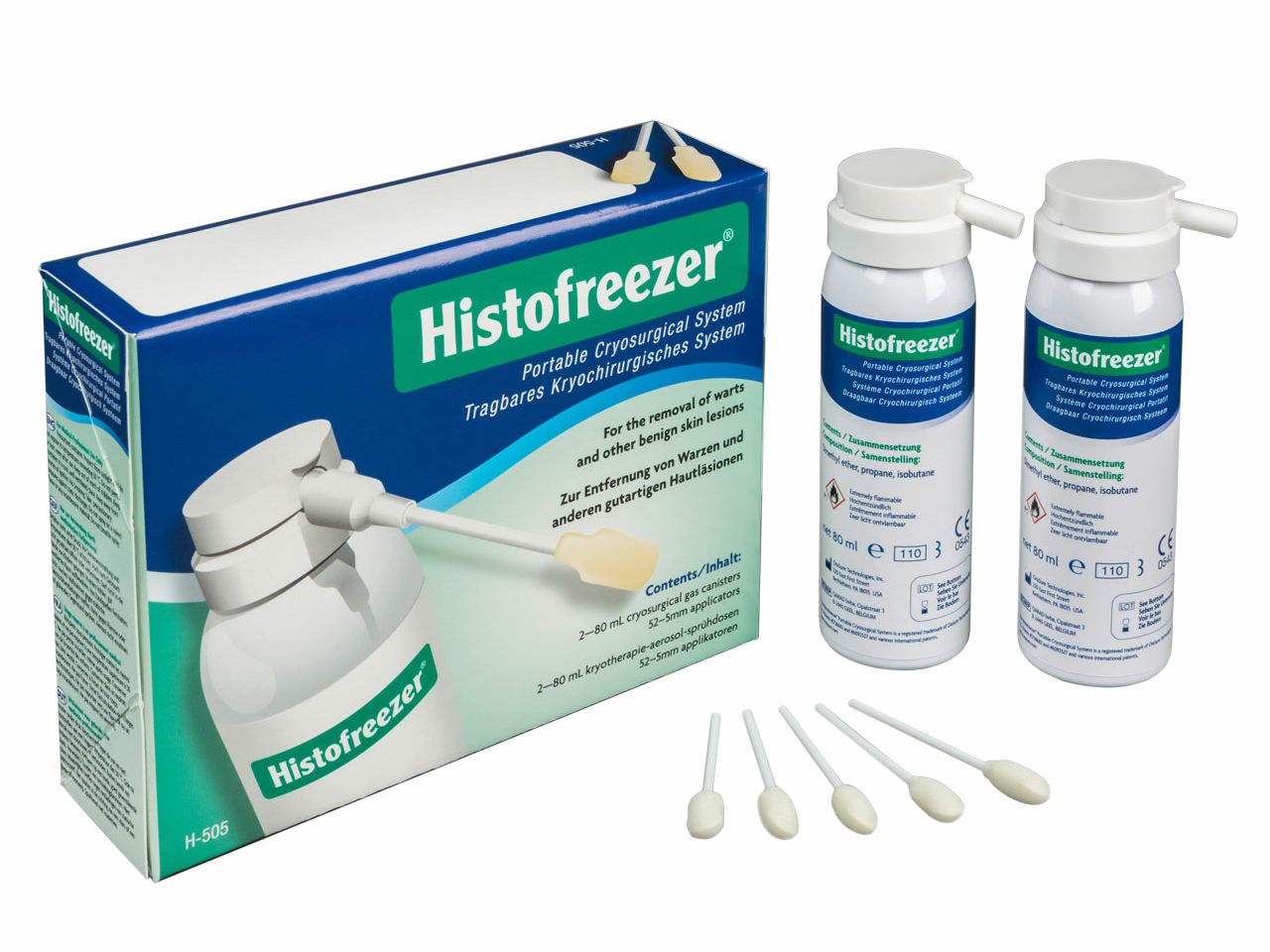 HISTOFREEZER - 2 × 80 ml + 52 aplikatora 5 mm