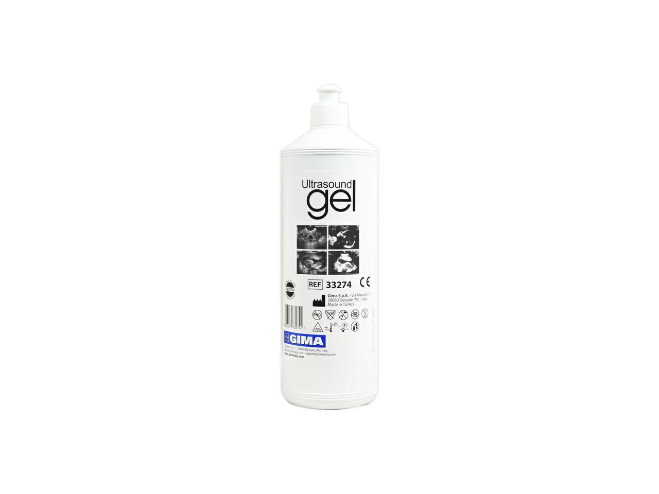 GEL ZA ULTRAZVUK – boca od 1 l – plavi