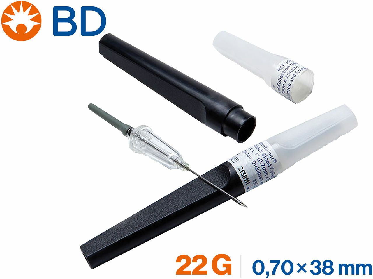 IGLA ZA VAĐENJE KRVI 22G 0,7×38 mm, 100 kom., BD Vacutainer®