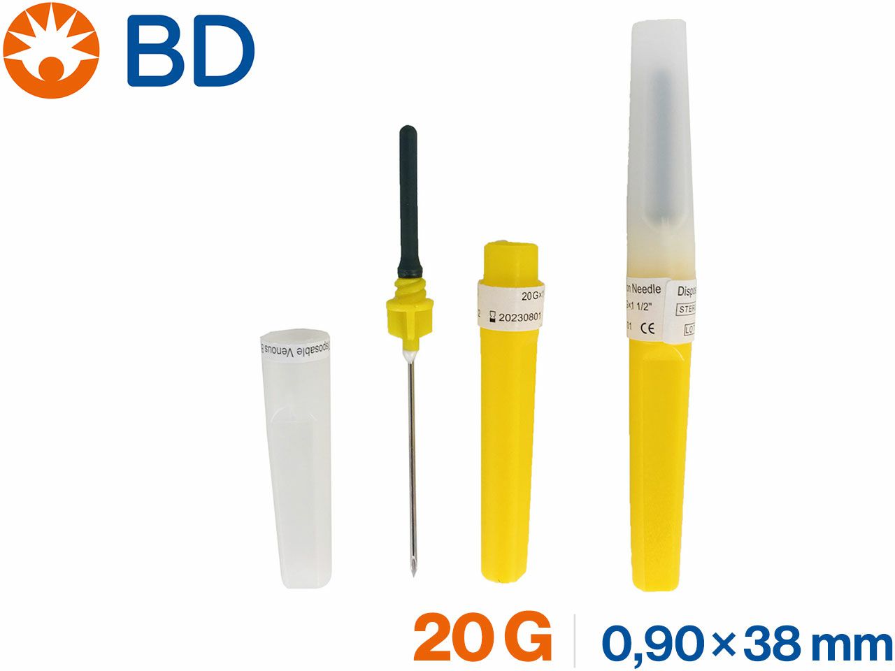 IGLA ZA VAĐENJE KRVI 20G 0,9×38 mm, 100 kom., BD Vacutainer®