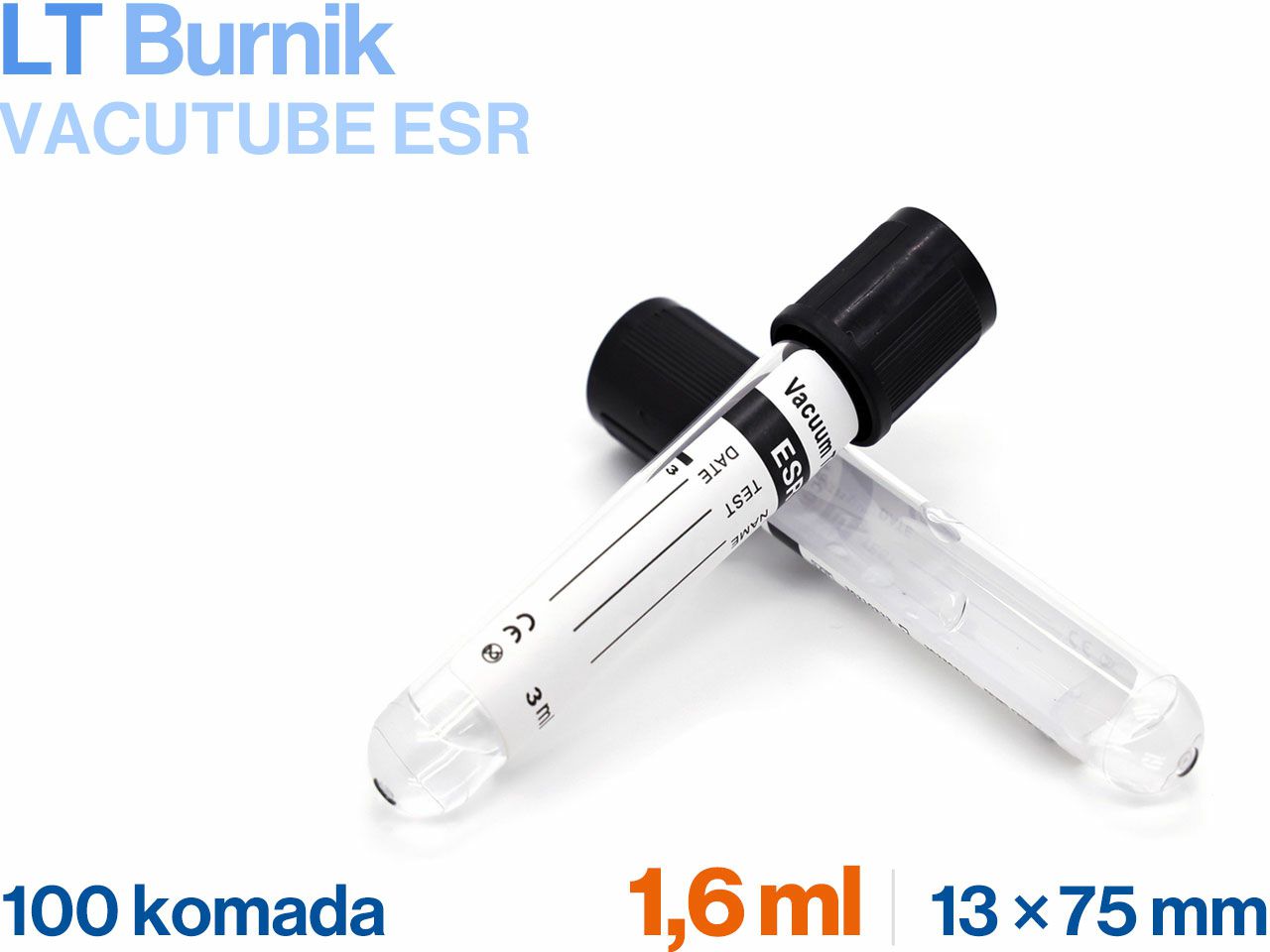 VACUTUBE SEDIMENT. 1,6 ml, 100 kom.