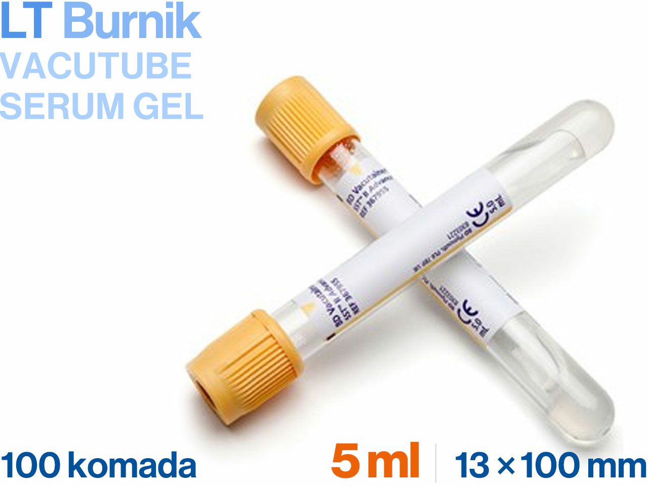 VACUTUBE SERUM GEL 5 ml, 100 kom.