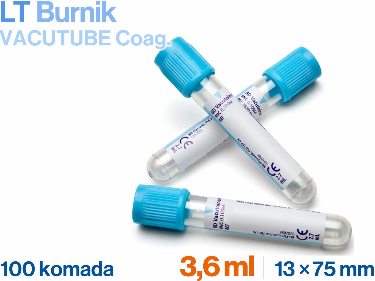 VACUTUBE COAG. 3,6 ml, 100 kom.