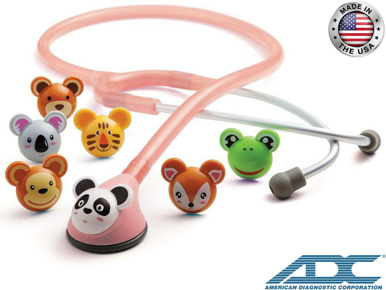 AdSCOPE ADIMALS 618, rozi, pedijatrijski stetoskop