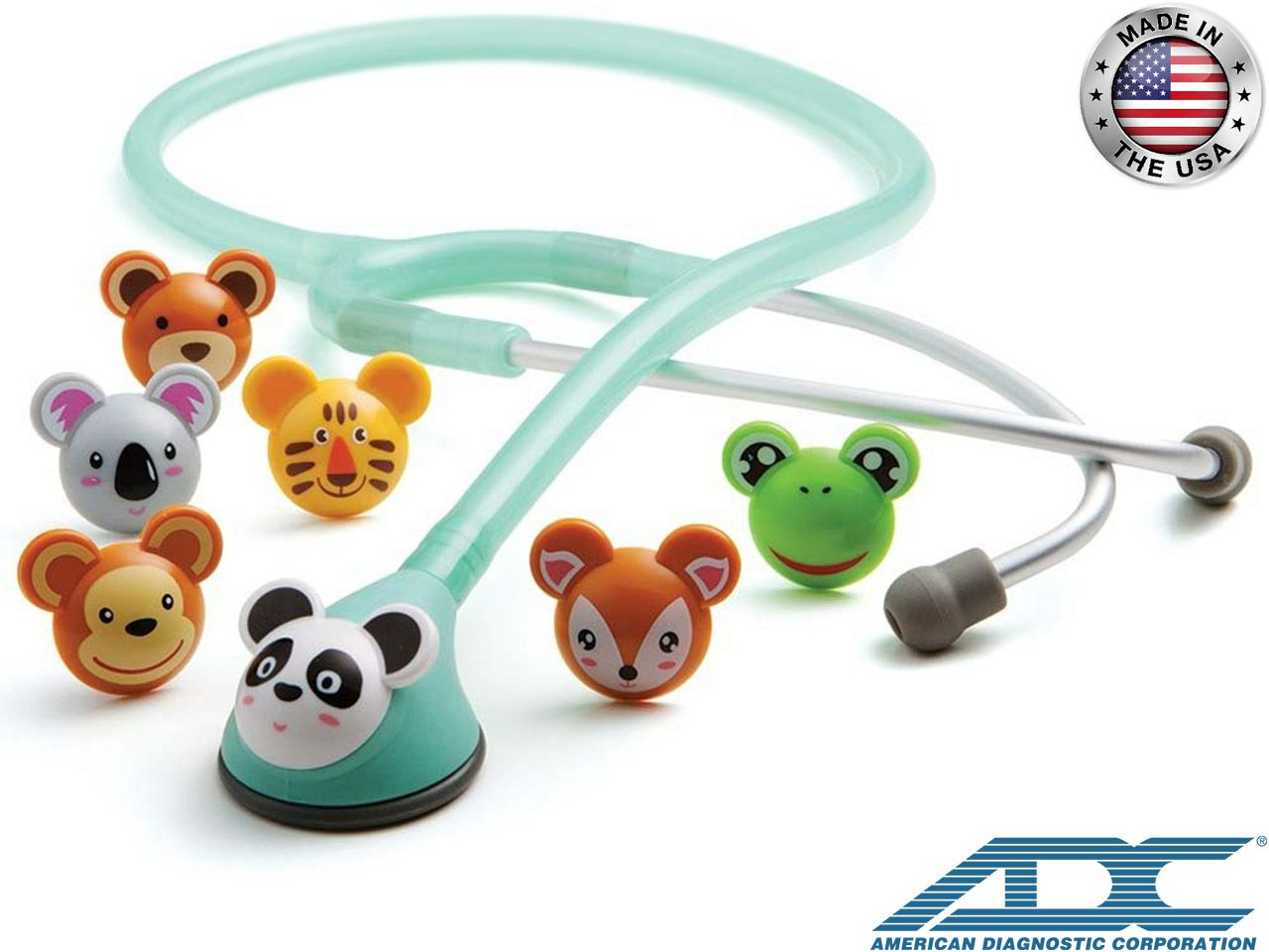 AdSCOPE ADIMALS 618, tirkizna, pedijatrijski stetoskop