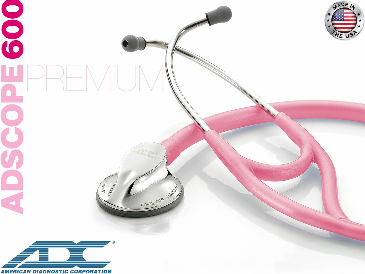 ADSCOPE 600 PLATINUM CARDIOLOGY STETOSKOP - Metallic Pink