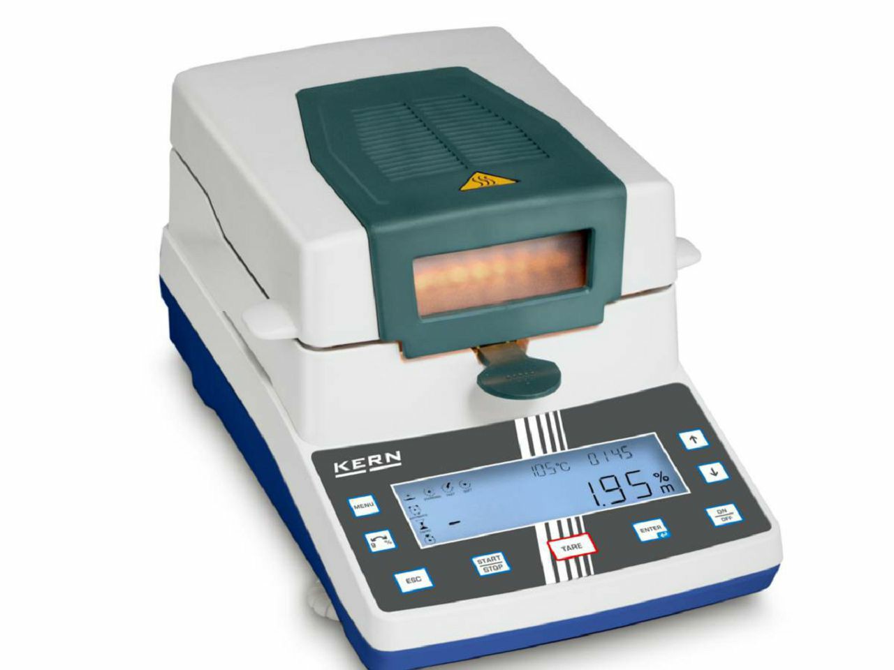 ANALIZATOR VLAGE KERN DAB 200-2; 200 g / 0,01 g; 40 °C – 199 °C