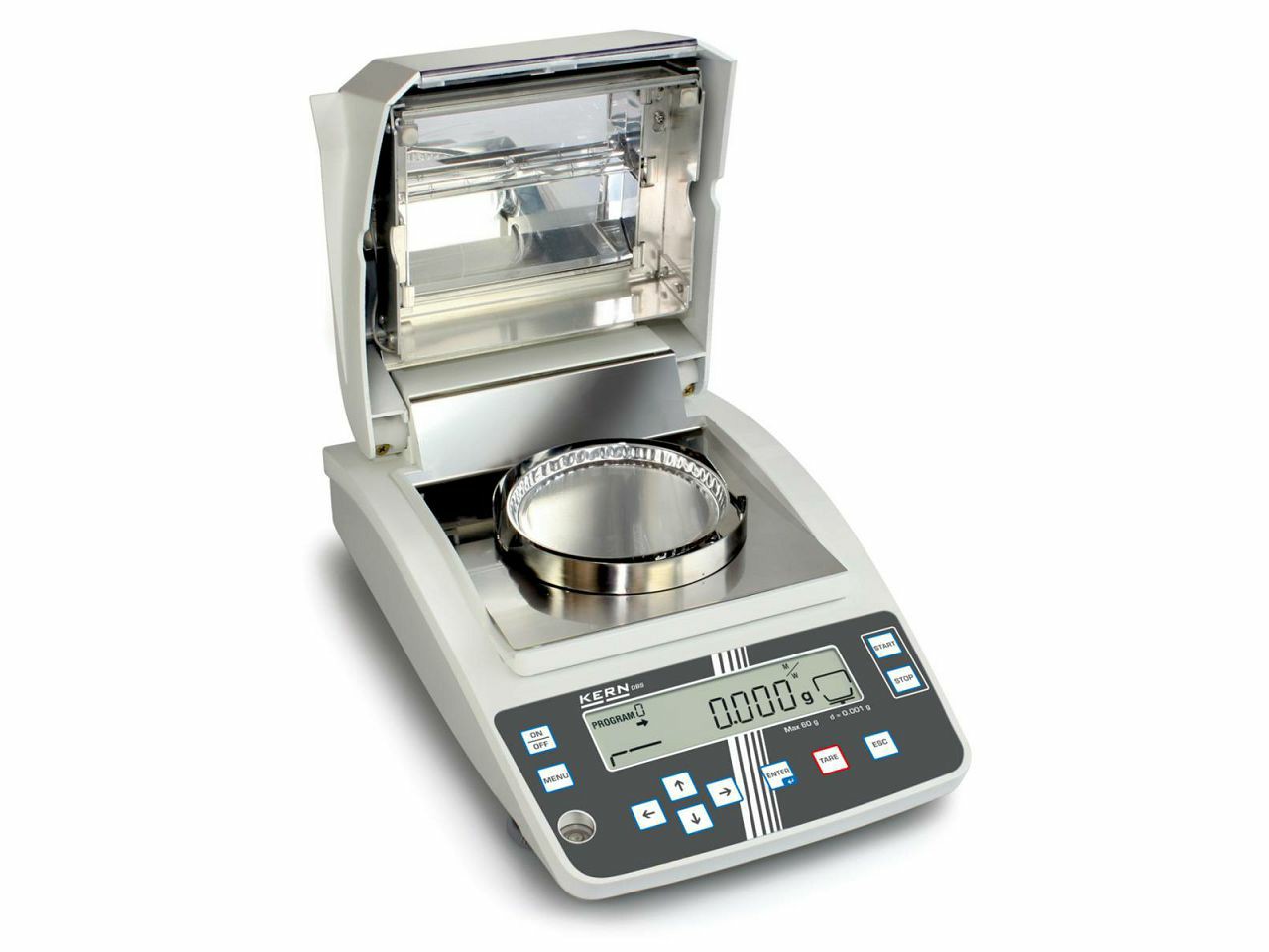 ANALIZATOR VLAGE KERN DBS 60-3; 60 g / 0,001 g; 50 °C – 200 °C