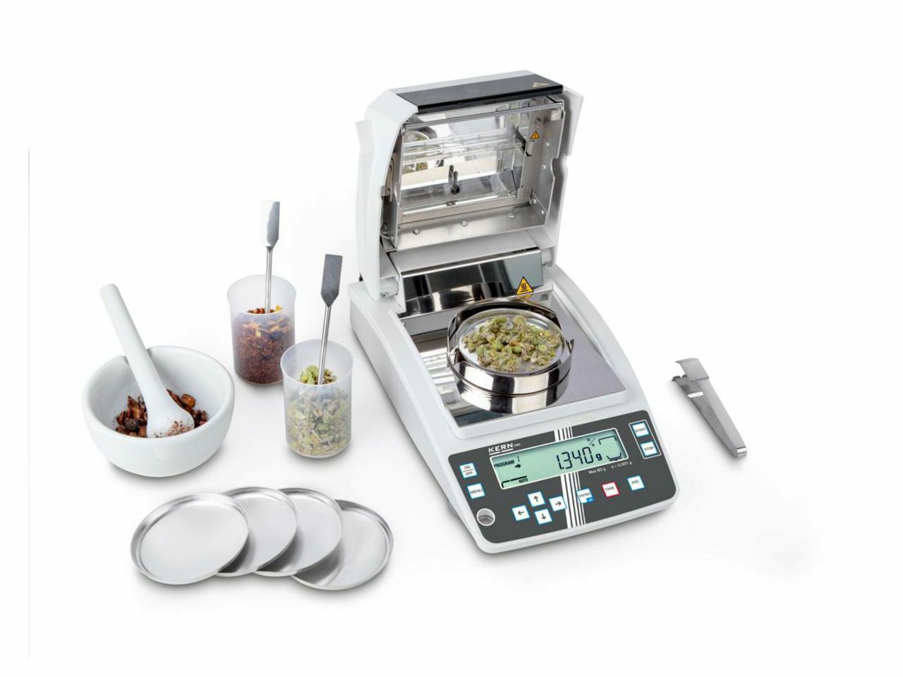 ANALIZATOR VLAGE KERN DBS 60-3; 60 g / 0,001 g; 50 °C – 200 °C