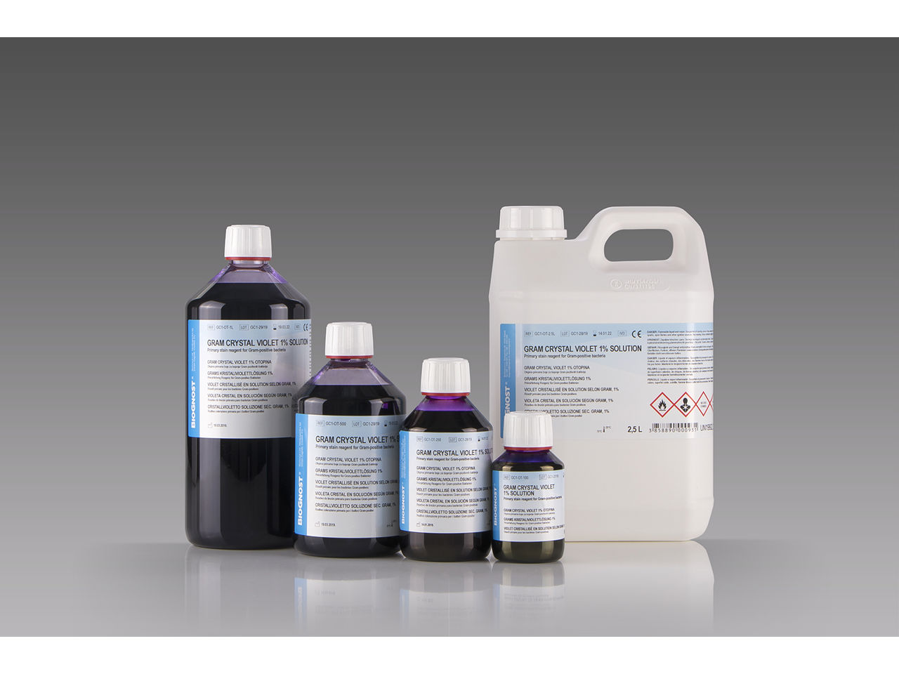 Crystal Violet 1% otopina, 1 L, za bojanje po Gramu