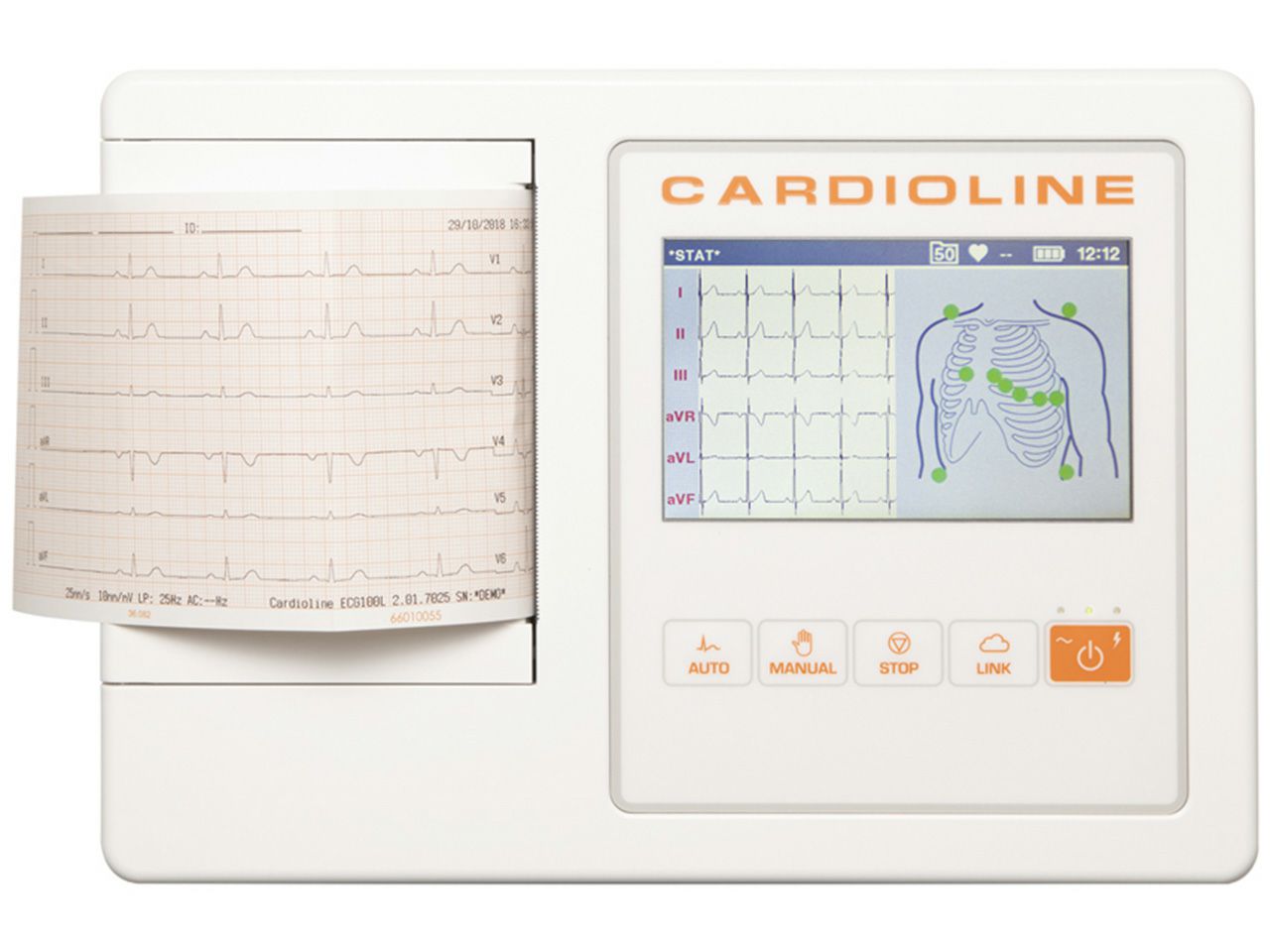 EKG UREĐAJ CARDIOLINE  ECG100L BASIC, TOUCH SCREEN 5''