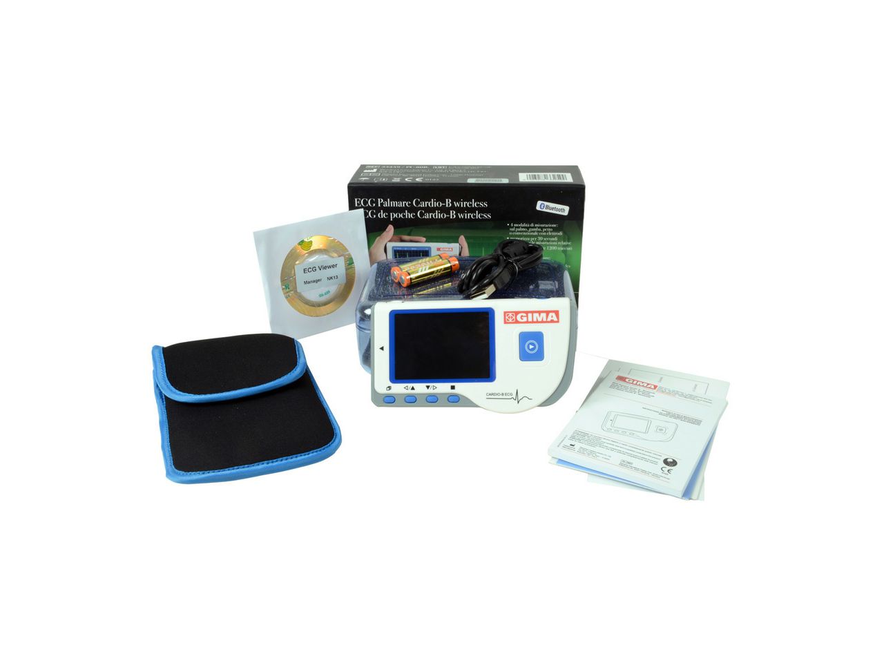 EKG UREĐAJ RUČNI CARDIO-B BLUETOOTH s programom