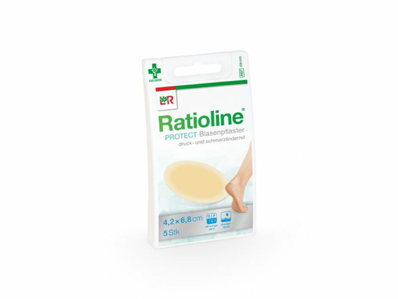 FLASTER RATIOLINE PROTECT ZA ŽULJEVE, 4.2 X 6.8 cm, 5 kom.