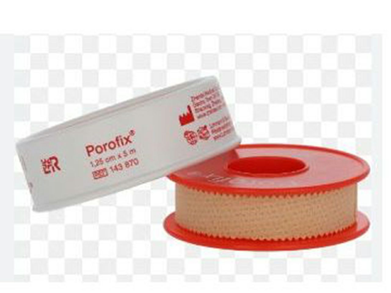 FLASTER ZA PRIČVRŠĆIVANJE POROFIX 1.25 cm x 5 m, boja kože
