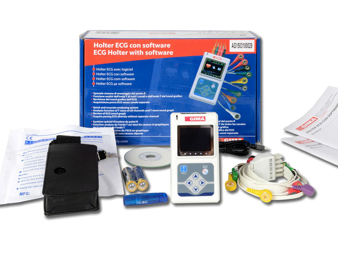 HOLTER EKG-A TLC 5000 + PC PROGRAM 