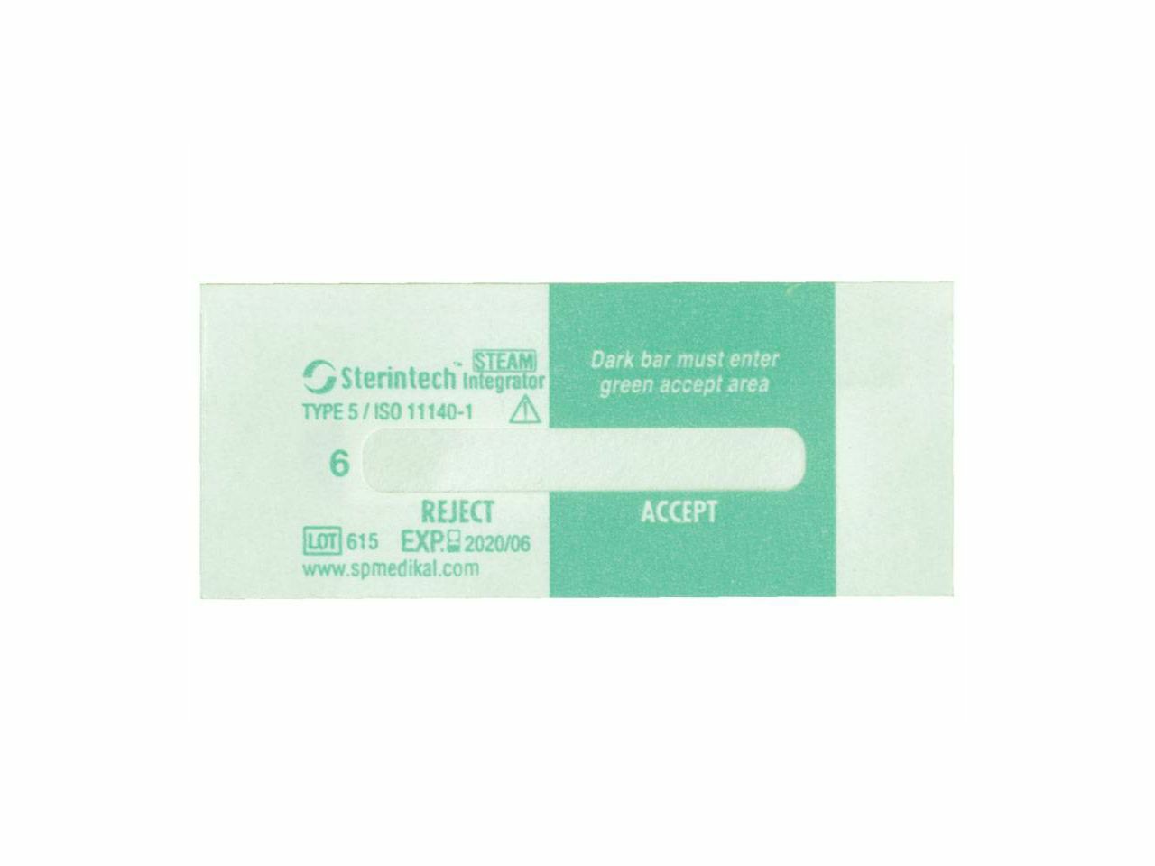 INTEGRATOR KLASE 5 S POMIČNOM GRANICOM (TEST STERILIZACIJE), 1000 kom.