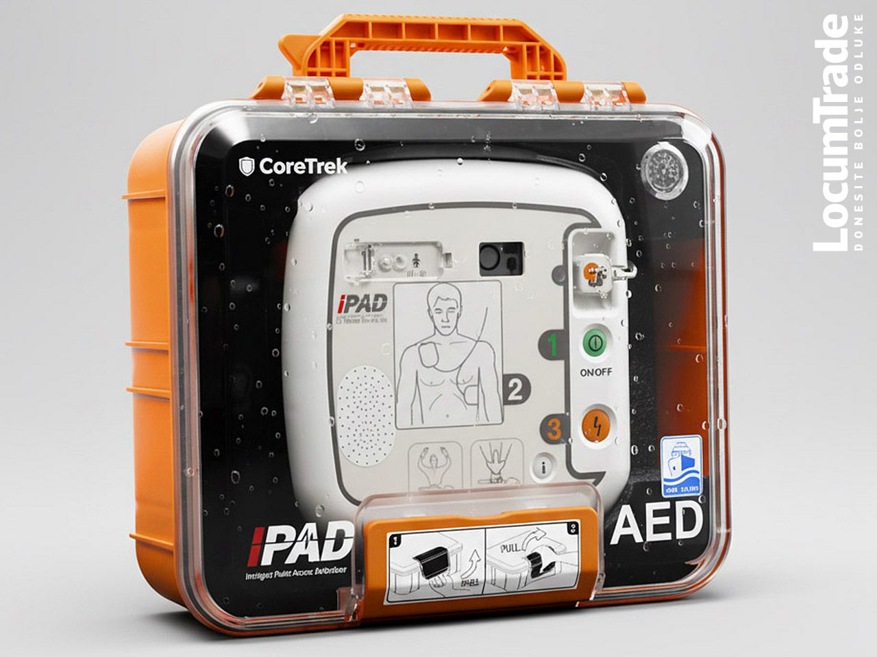 iPad CU-SP1 DEFIBRILATOR CORETREK, poluautomatski, HRV | ENG