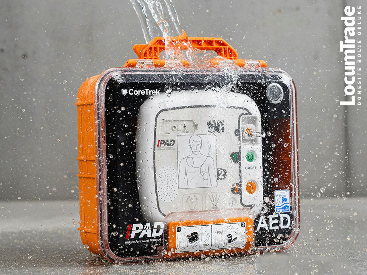 iPad CU-SP1 DEFIBRILATOR CORETREK, poluautomatski, HRV | ENG