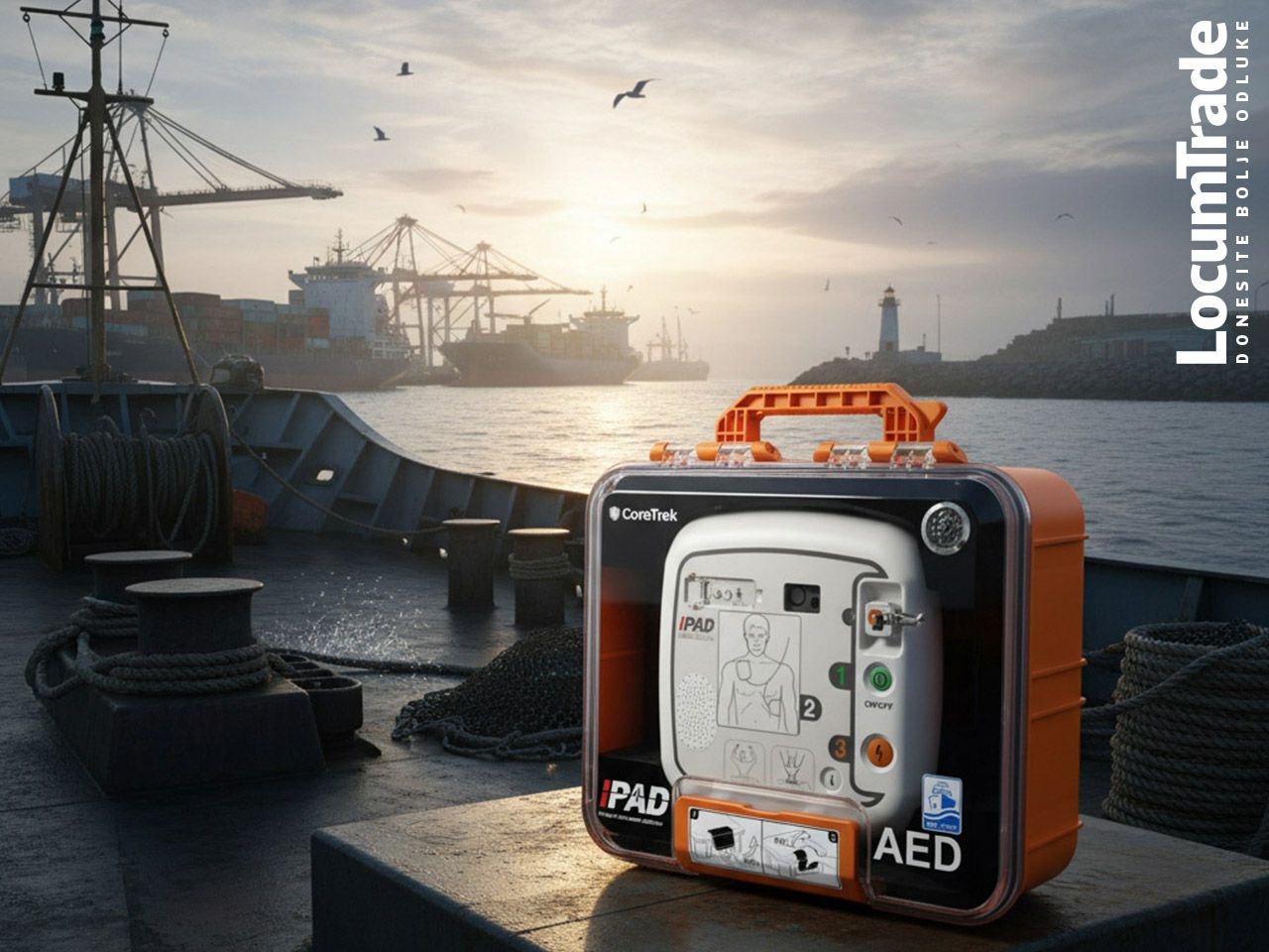 iPad CU-SP1 DEFIBRILATOR CORETREK, poluautomatski, HRV | ENG