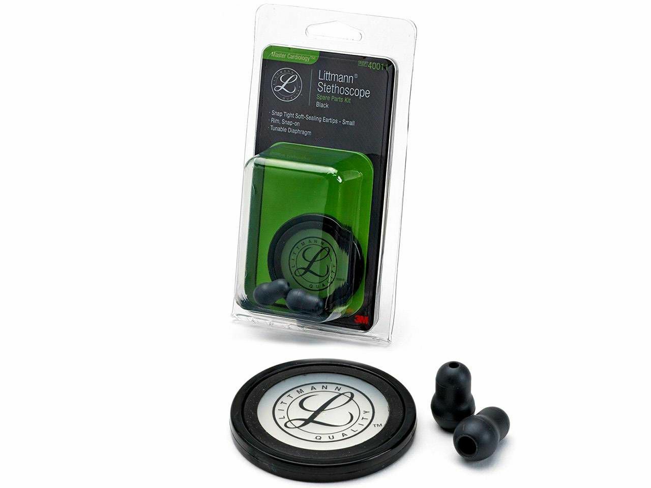 KOMPLET DIJELOVA ZA LITTMANN (40011): MEMBRANA + GUMENI PRSTENOVI + OLIVE za Master Cardiology