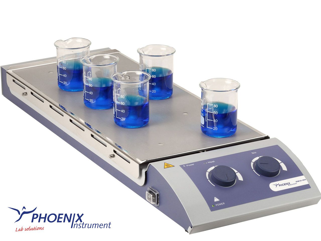 MAGNETSKA MIJEŠALICA RSM-03-10 S GRIJANJEM, 10 MJESTA