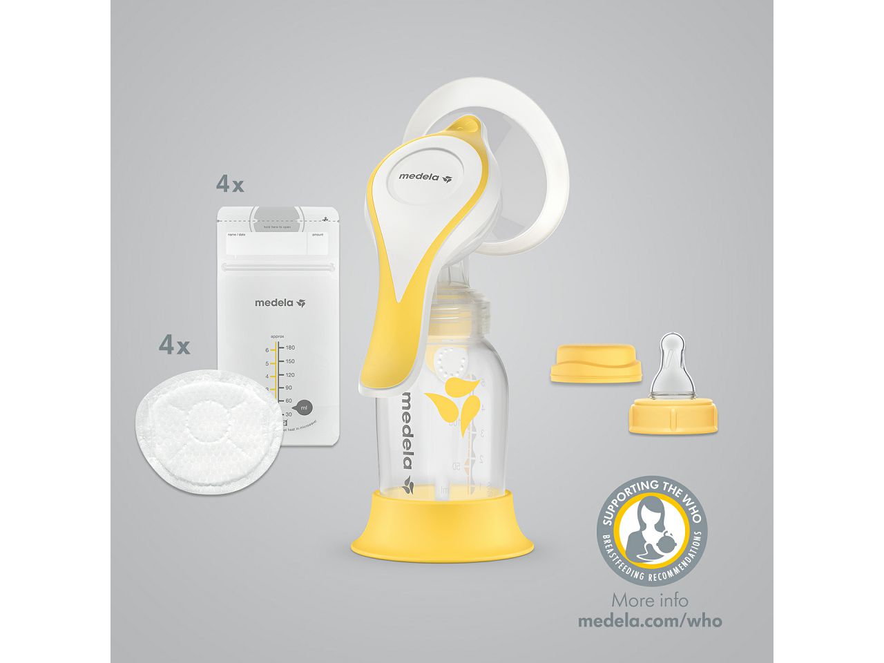 Medela Harmony Flex Essential Pack, ručna izdajalica i sisač S