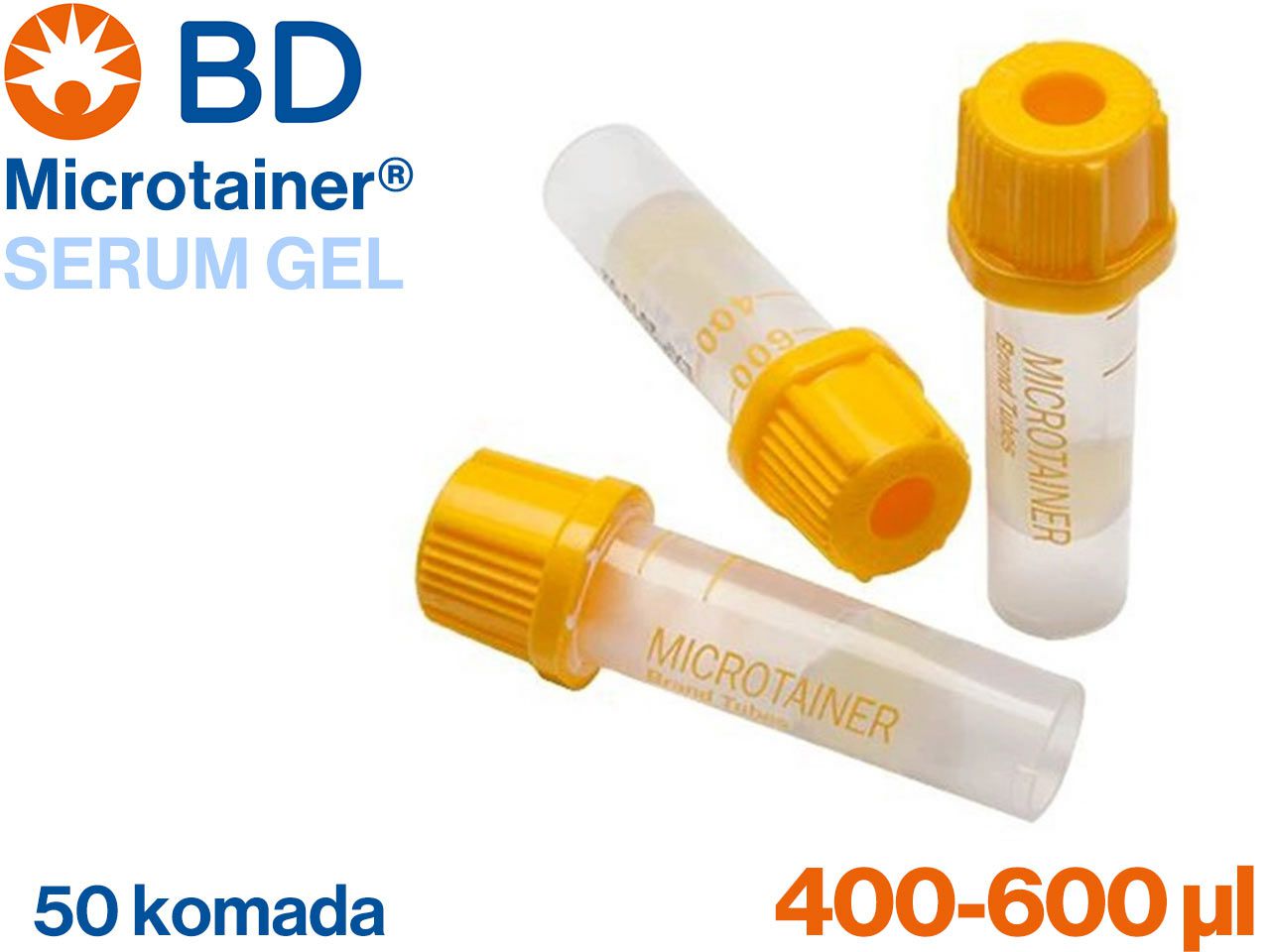 MICROTAINER 400-600 µl, 50 komada