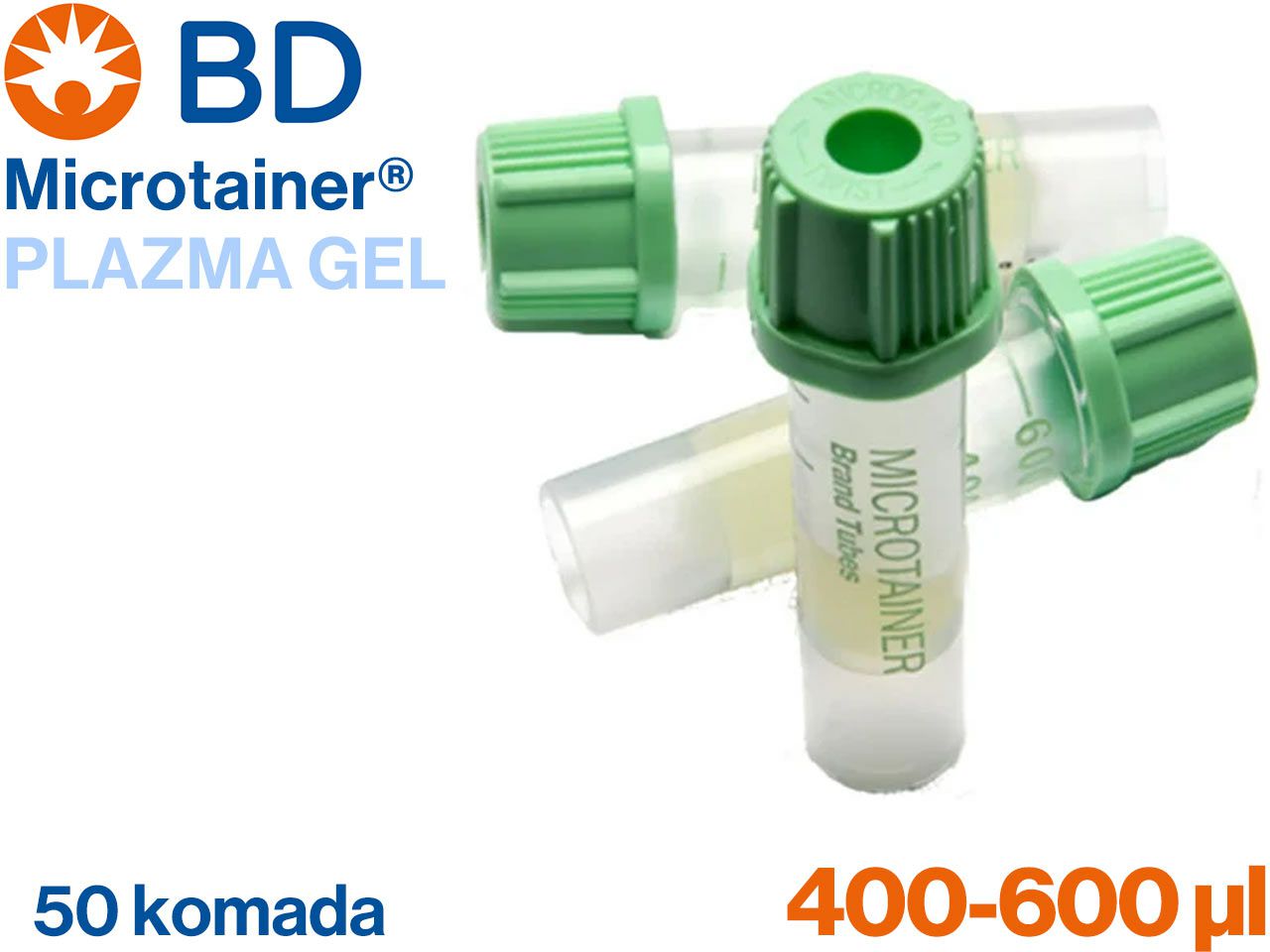 MICROTAINER 400-600 µl, 50 komada