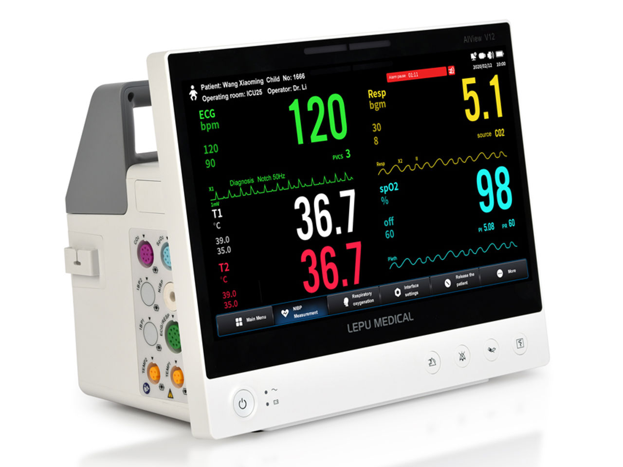 MONITOR VITALNIH FUNKCIJA AIVIEW V10