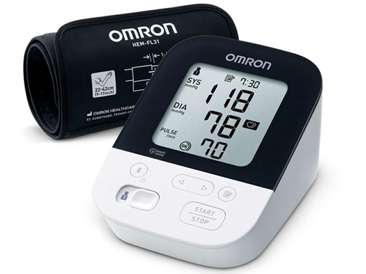 OMRON M4 INTELLI IT HEM-7155T-EBK – DIGITALNI TLAKOMJER ZA NADLAKTICU