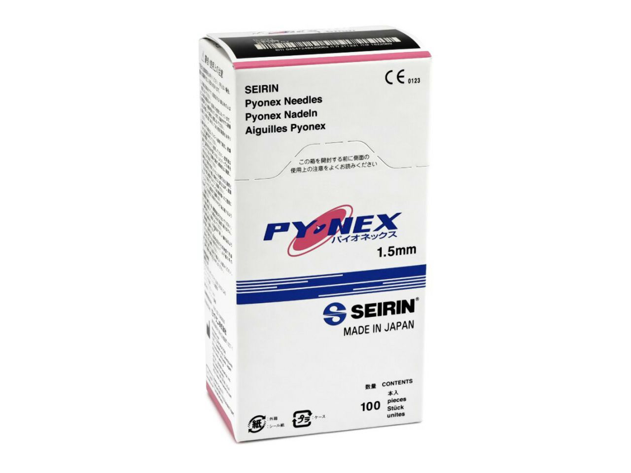 SEIRIN NEW PYONEX IGLE ZA UHO 0,20 x 1,5 mm, 100 kom.