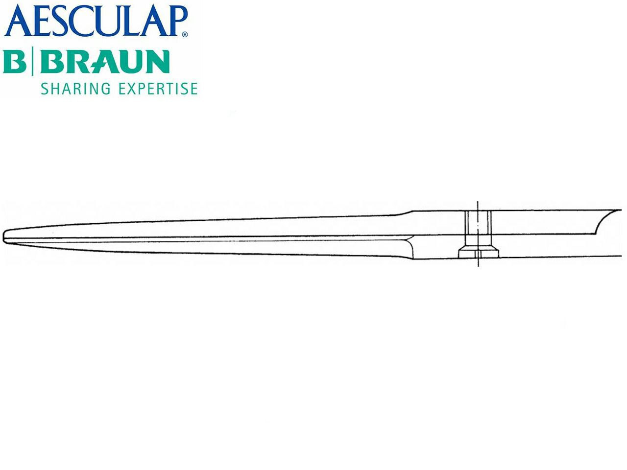 ŠKARE RAVNE ŠILJATO/TUPE 16.5 cm (BC326R) AESCULAP B. BRAUN