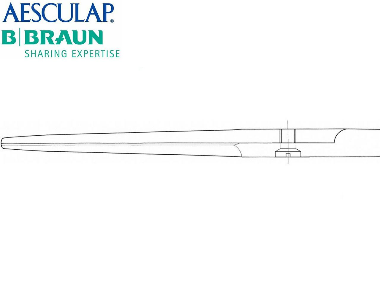 ŠKARE RAVNE TUPO/TUPE 15 cm (BC315R) AESCULAP B. BRAUN