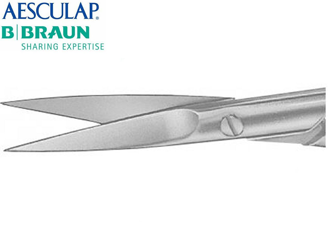 ŠKARE ZA IRIS RAVNE ŠILJATO/ŠILJATE 11 cm (BC110R) AESCULAP B. BRAUN
