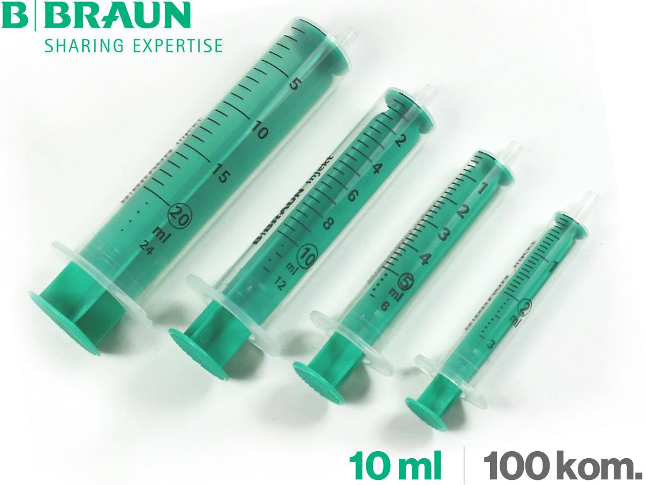 ŠPRICA DVODIJELNA Injekt Luer Solo 10 ml, 100 kom., B. BRAUN