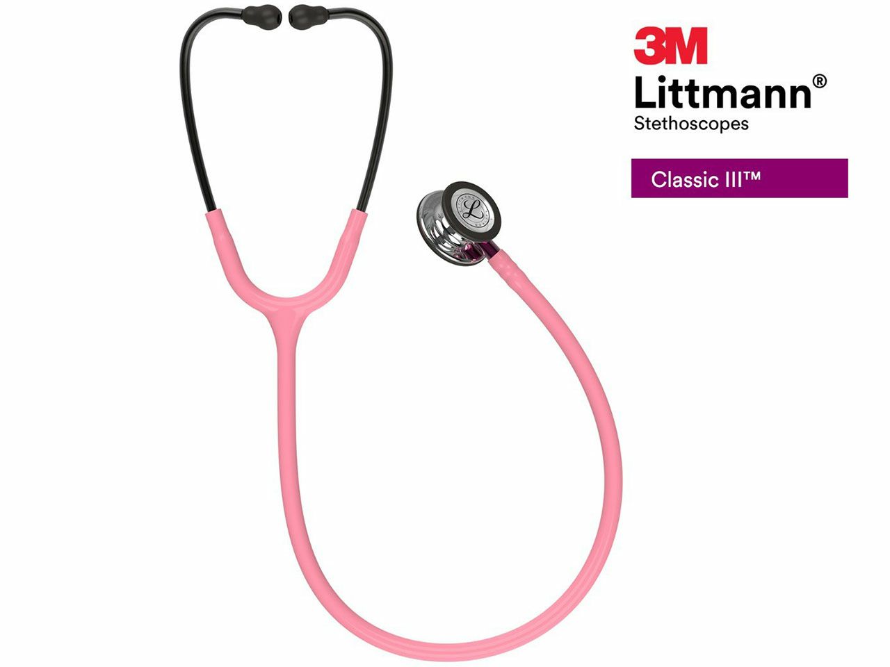 STETOSKOP LITTMANN CLASSIC III STEM EDITION, BISERNO ROZI [5962]