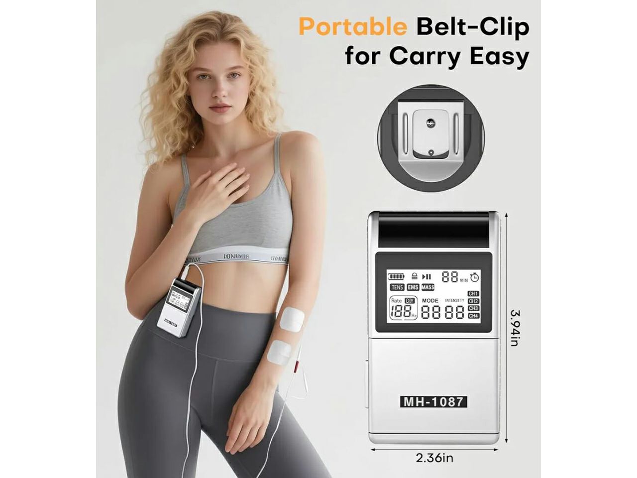 TENS/EMS UREĐAJ MH-1087, četverokanalni