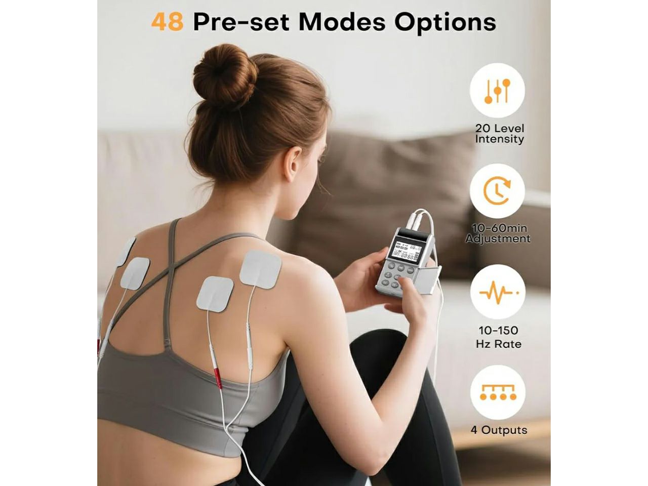 TENS/EMS UREĐAJ MH-1087, četverokanalni