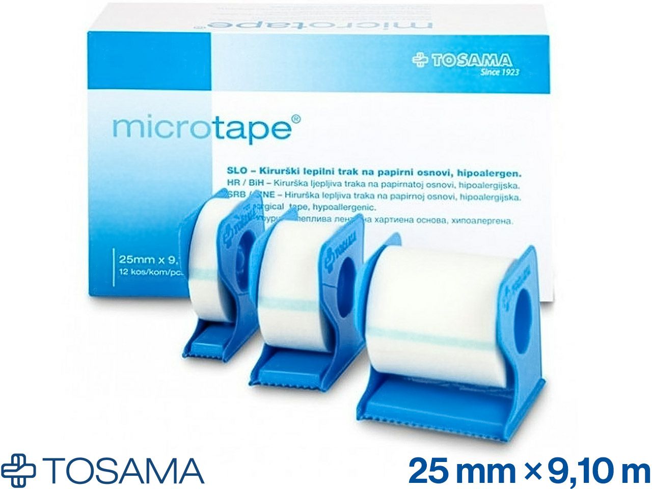 TRAKA LJEPLJIVA MICROTAPE 2,5 cm × 9,1 m