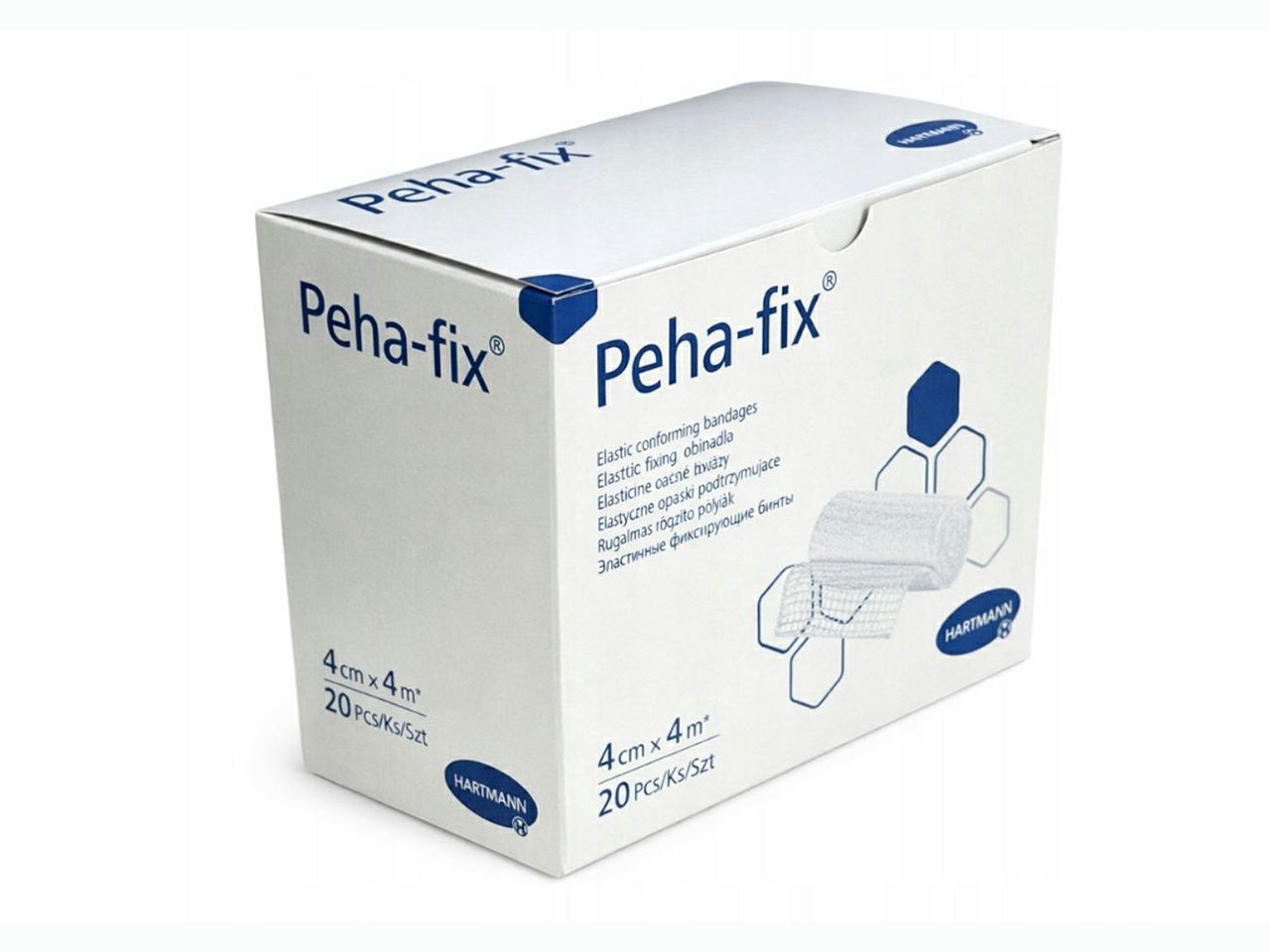 ZAVOJ ELASTIČNI PEHA FIX 4 cm x 4 m, 20 kom.