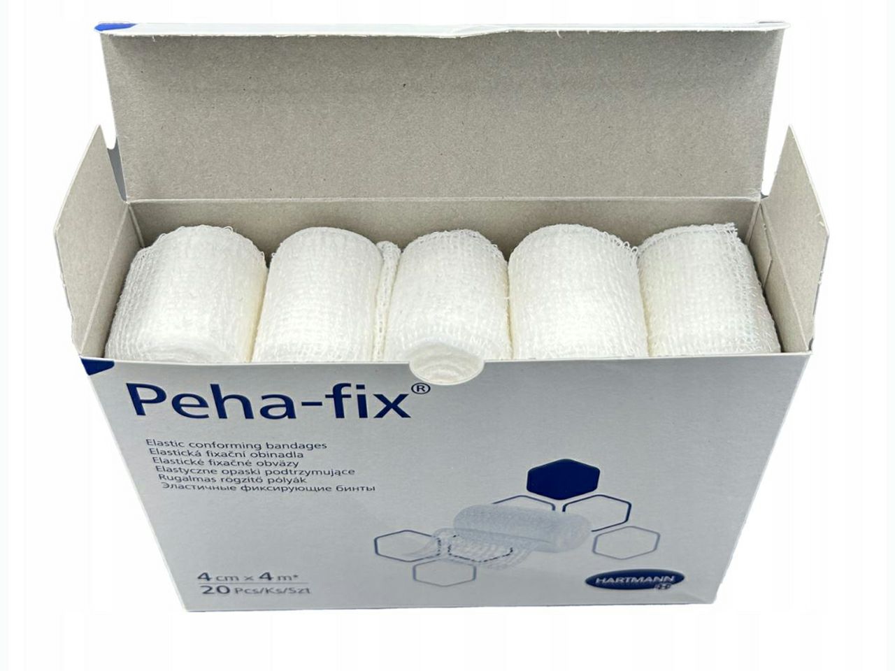 ZAVOJ ELASTIČNI PEHA FIX 4 cm x 4 m, 20 kom.